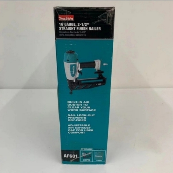 🆕Makita AF601 16 Gauge, 2-1/2" Straight Finish Nailer, - Picture 6 of 14